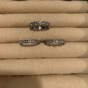 Chloe + Isabel Rings- set of 3